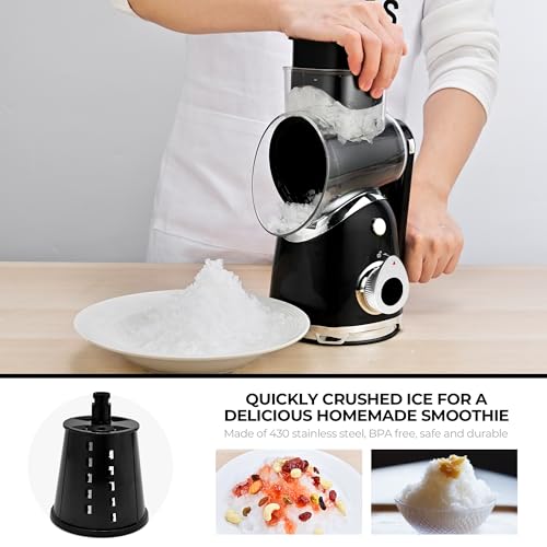 SUSTEAS Rotary Cheese Grater Hand Crank, Kitchen Shredder Vegetable Slicer by SUSTEAS - Image 3