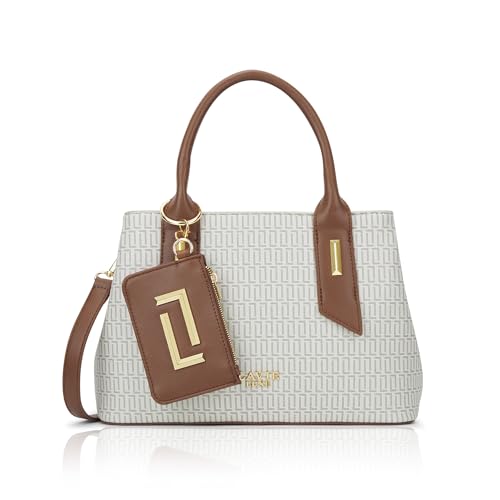 Image of Lavie Luxe Women's Monogram Rumba25 Handbag | Handbag for Work | Ladies Purse | Stylish Shoulder Bag | Gift for Women