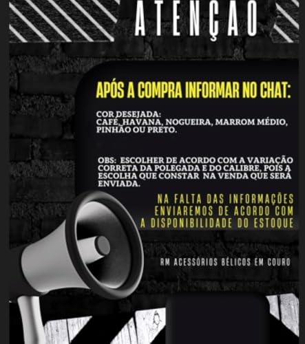 Porta Carregador para Cinto em Couro Diversas Cores e Cal. (Havana SH, Cal. 32 Cartucho)