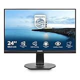 Lieferumfang: Philips 241B7QUPBEB/00 60,5 cm (23,8 Zoll) Monitor, VGA-Kabel, DisplayPort-Kabel, Audio-Kabel, Stromkabel, Treiber-CD, Garantiekarte