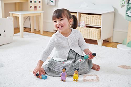 Tender Leaf Toys - Set de 4 muñecos de madera miniatura 3