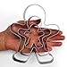Gingerbread Man Cookie Cutter Set (Gingerbread Man 3 Piece), Premium Food-Grade Stainless Steel, Dishwasher Safe