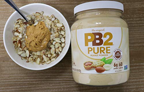 Pb2 Pure Peanut Butter Powder - [2 Lb/32 Oz Jar] - No Added Sugar, No Added Salt, No Added Preservatives - 100% All Natural Roasted Peanuts - 6G Of Plant-Based Protein #TOP3