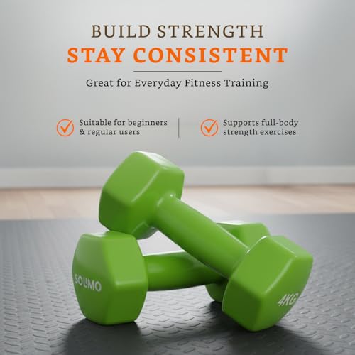 Image of Amazon Brand - Solimo Vinyl Dumbbell
