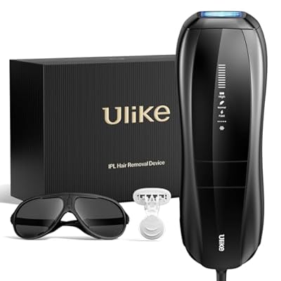 Ulike X IPL Hair Removal Device, Laser Hair Removal with Ice-Cooling, Dual Lights & Skin Senor for Nearly Painless & Long-Lasting Hair Removal, 3 Modes Tailored for Stubborn Hair, Gift for Smooth Skin