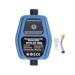 Water Pressure Booster Pump, 100W 24V 25L IP56 Intelligent Sensing Automatic Shower Booster Pump, Low Noise Water Pumps for Kitchen Faucet, Shower Hot Cold, Garden
