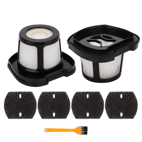 Image of Hepa Filter Replacement Compatible with Bissell Pet Hair Eraser Hand Vacuum 2390A, 2284W, 2390, 2579, 2389, Part # 1614212 1614203 1614204-2 Mesh Filters and 4 Foam Filters