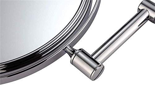 Miroir de rasage pivotant à 360° JCAKES en chrome 5X pour la salle de bain - 4
