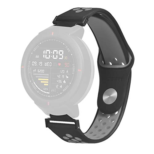 Pulseira de Substituição para Xiaomi Huami Amazfit Verge â€“ Estilo Esporte Silicone - Watch Band Al