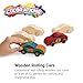 Colorations Wooden Cars, Set of 12, Moving Wheels That Roll, Ready to Paint Cars, DIY Wood Craft Kit, Decorate & Personalize, Craft Project, Wood Kids Craft