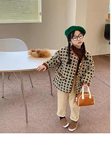 Girls and children's cotton warm thickened wool sweater winter baby fashion coat2