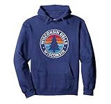 Wisconsin Dells Wisconsin WI Vintage Graphic Retro 70s Pullover Hoodie