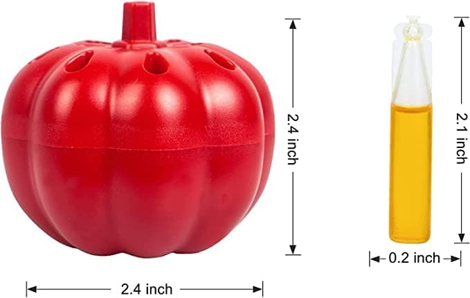 2 Pack Fruit Fly Traps for Indoors, Gnat Traps for House Indoor, Fruit Fly Killer for Flies