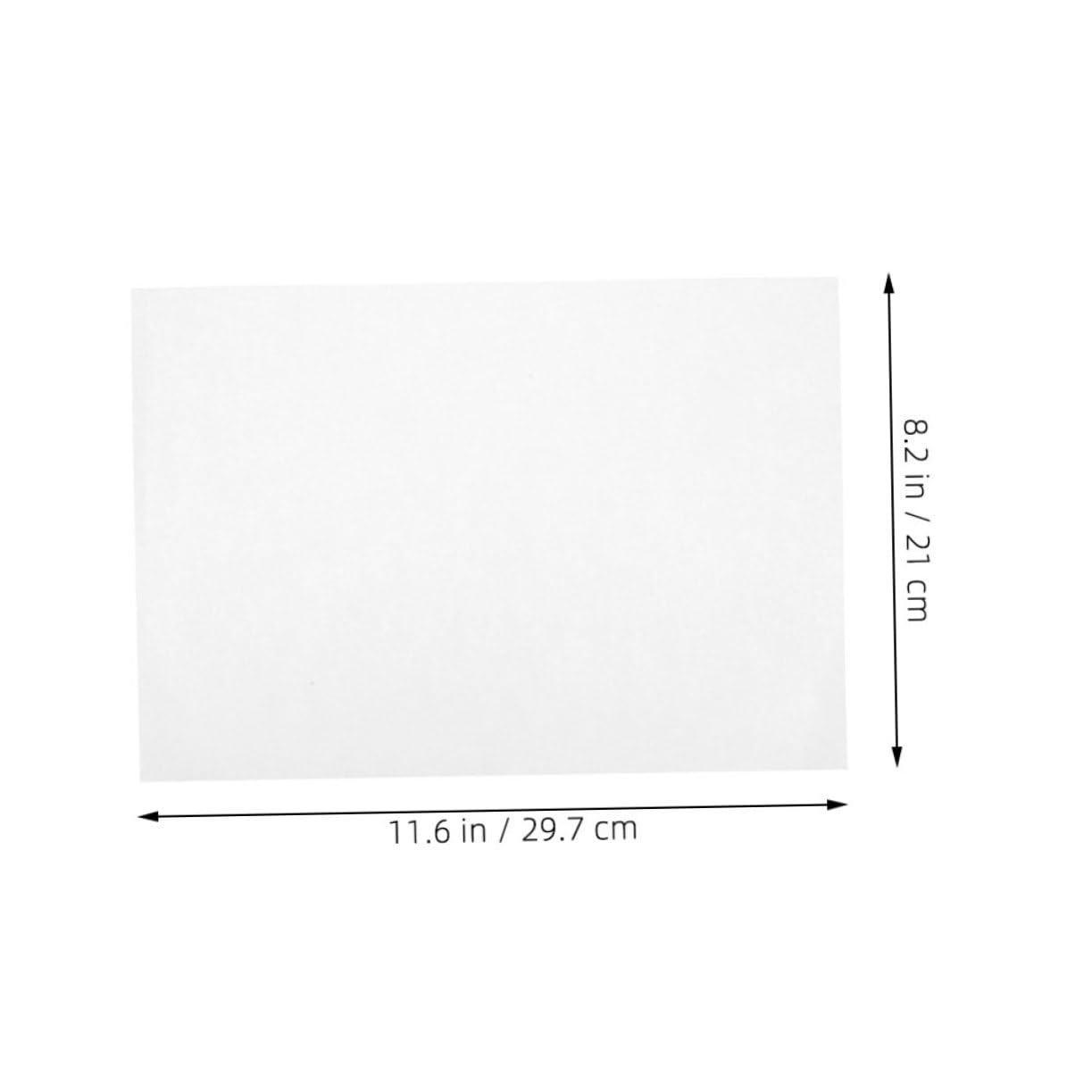 iplusmile 100 feuilles Étiquettes Autocollantes Imprimables Papier Adhésif pour Imprimante Jet Encre et Laser Étiquettes Blanches pour Organisation Bureau Maison