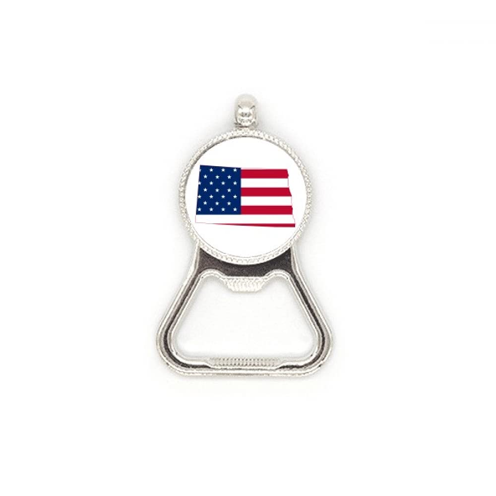 Décapsuleur en acier inoxydable durable avec design drapeau USA