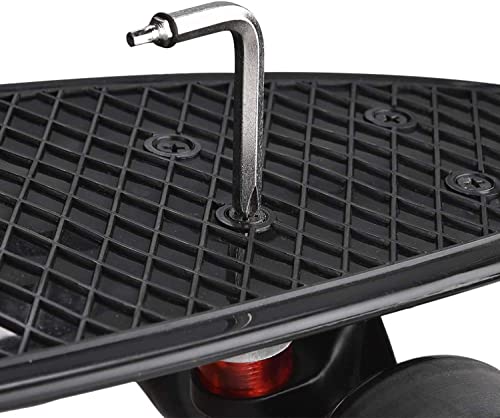 Skate Tool, All-In-One Skate Tools Multi-Function Portable Skateboard T Tool Accessory With T-Type Allen Key And L-Type Phillips Head Wrench Screwdriver #TOP5