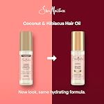 Shea Moisture Coconut & Hibiscus Smooth & Shine Oil Coconut & Hibiscus Softens And Hydrates Hair With Manketti And Coconut Oil For A Lightweight Texture 3.3 Fl Oz - Image 3
