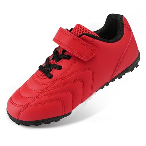 Stelle Boys Girls Indoor Soccer Shoes Kids Turf Shoes Baseball/Softball Futsal Athletic Cleats for Toddler/Little/Big Kid