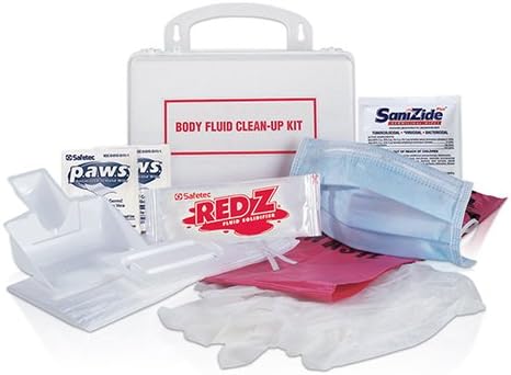 Safetec 25005 National Standard Biohazard Spill Kit, Plastic Case, Case, 12, Kits, Plastic Case