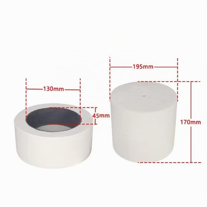 Four à micro-ondes 195 x 170 mm pour cuisson de la céramique et du verre fondu jusqu'à 1200 ℃