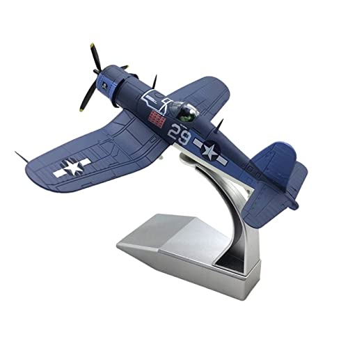 Maquette avion F4U 1/72 chasseur US Navy décoration de bureau pour passionné d'aviation