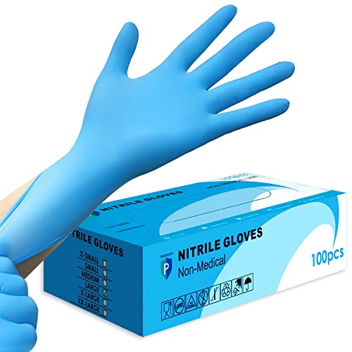 SwiftGrip Disposable Nitrile Exam Gloves, 3-mil, Blue, Nitrile Gloves  Disposable Latex Free, Medical Gloves, Cleaning Gloves, Food-Safe Rubber  Gloves