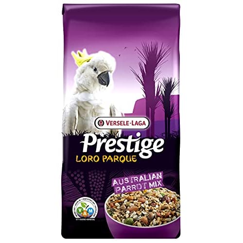 VERSELE-LAGA – Prestige Loro Parque Australian Parrot Mix – Mélange de Graines Enrichi, Complet et Varié 15kg