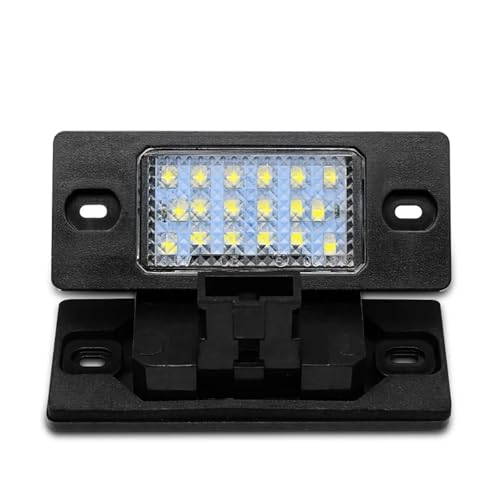 Luces LED de matrícula para Golf 4 5 y Passat B5 pack de 2 lámparas traseras blancas 4