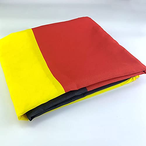 Ozsensflint Deutschlandflagge mit Adler – Polyesterflagge 90×150 cm