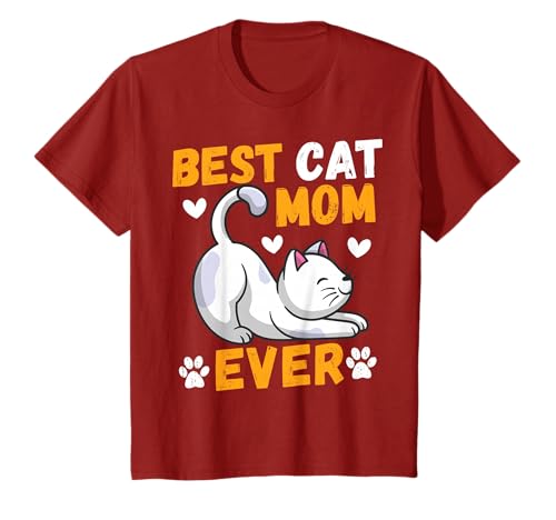Best cat mom ever gatos divertidos regalos mama de gato Camiseta