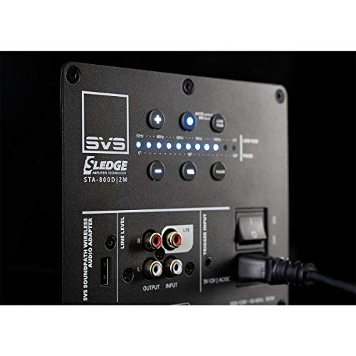 Image of SVS 3000 Micro Subwoofer (Piano Gloss Black) | Active Dual 8-in Drivers, 800 Watt RMS, Sealed Cabinet