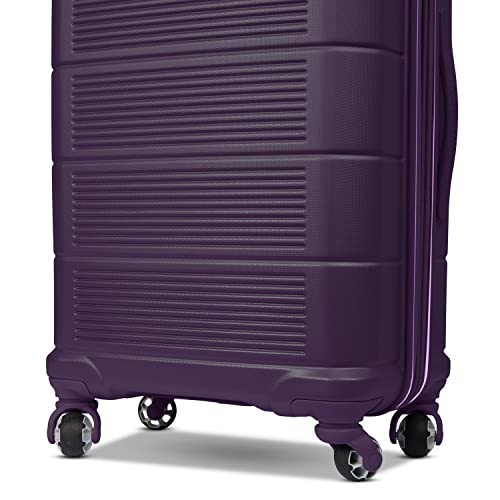 Image of American Tourister Stratum 2.0 Hardside Expandable Luggage with Spinners, Plum, 2PC SET (Carry-on /Large)