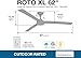 Minka Aire F624-CL Roto XL 62-Inch Outdoor Ceiling Fan, Coal