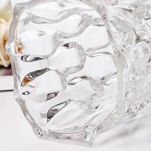 Vase en verre transparent pour composition hydroponique et fleur séchée - 3