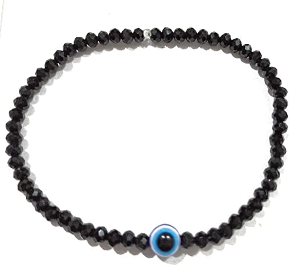RAPID Black Turkish Evil Eye Crystal Beads Stretchable Anklet/Bracelet for Girls and Women/Nazariya Anklet/Bracelet (1) (B09XFDMSYV) Amazon Price History, Amazon Price Tracker