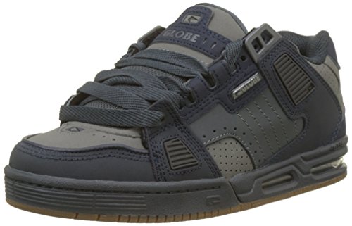 Image of Globe Men's Sabre Skateboarding Shoes, Grey Ebony Dark Shadow 20346, 6 US