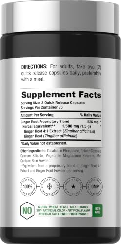 Horbäach Ginger Root Extract Supplement