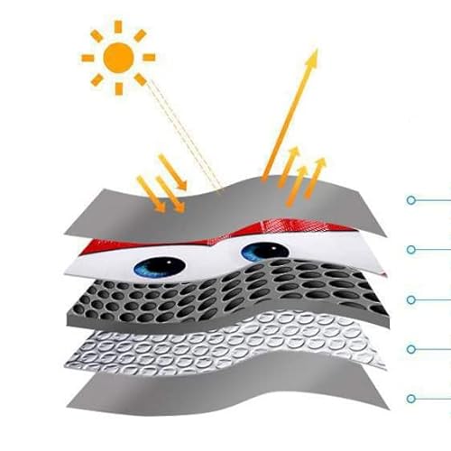 GAENZA カーズ 車用フロントサンシェード 130x70cm