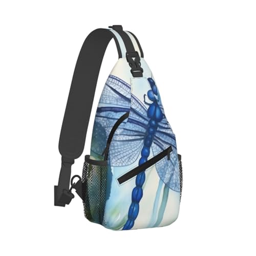 Bolso cruzado para hombre tipo bandolera con diseño pintado miniatura 2