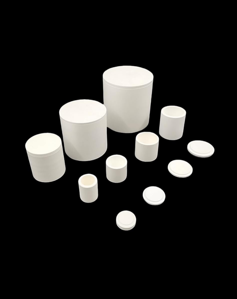 Boron Nitride Ceramic Crucible Without Lids, BN Ceramic Furnace Crucible, High Temperature Resistant, for Silicate Melting/Metal Smelting/Crystal (1ml - 10 * 8 * 10mm, Capacity-OD*ID*Height)