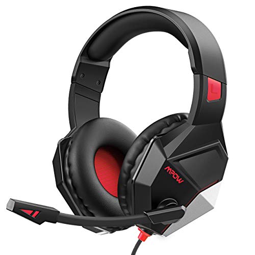 [New Edition] Mpow EG10 Gaming Headset with 3D Surround Sound, PC PS4 Headset