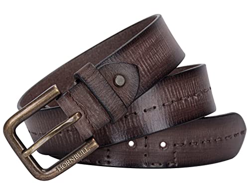 Image of HORNBULL Mens Alane Leather Belt | Casual Leather Belt for Men