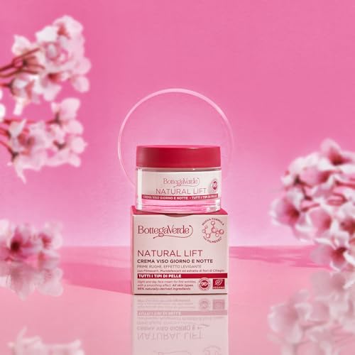 Bottega Verde - Natural Lift, Crema Viso Giorno e Notte, 50 ml, Contrasta le Prime Rughe, Azione Levigante, Antietà e Antirughe, per Tutti i Tipi di Pelle - 4