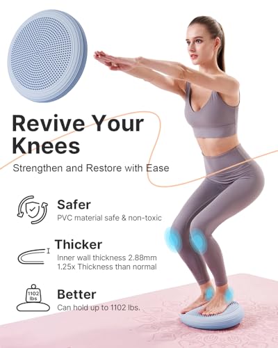 Balance disc de fitness YOTTOY coussin ergonomique de yoga et de stabilité abdominale - 2