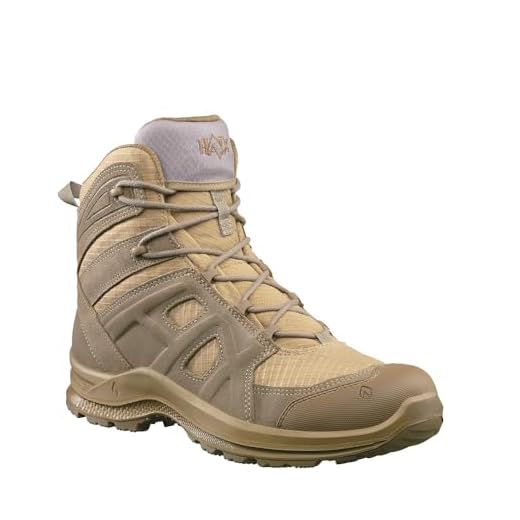Haix Black Eagle Athletic 2.0 V T mid/Desert Atmungsaktiver Desert Boot mit Veloursleder. 45