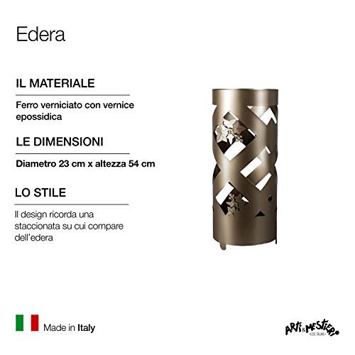 Porte-parapluie Eire Arti & Mestieri en fer bronze 3058-C20