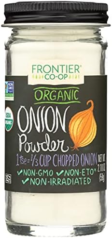 Frontier Herb Organic White Onion Powder, 2.1 oz