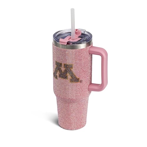Image of The Memory Company Officially Licensed 40oz Pink Bling Game Day Tumbler, University of Minnesota