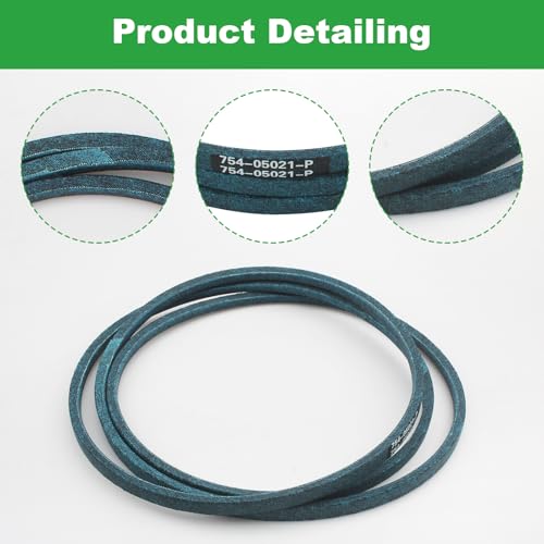AAAQQ 954-05021 Lawn Mower Deck Belt for MTD Troy Cub Cadet XT1 LT42 XT2 LX42 with 42 Inch Deck, Replacement Belt for Craftsman T210 754-05021 (1/2\" x 99.75\")