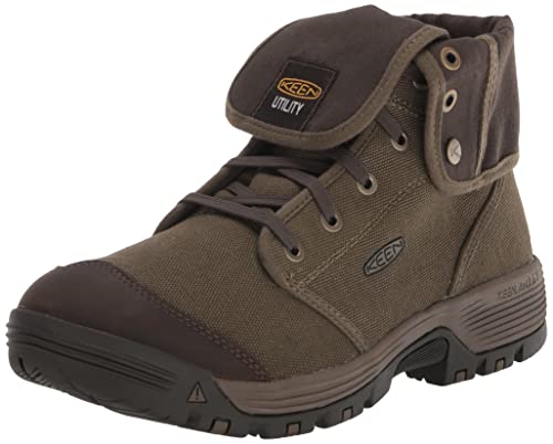 KEEN Utility Men's Roswell Mid Height Soft Toe Canvas Work Boot